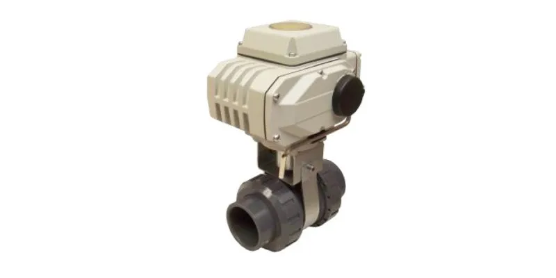 Atuador 220 V Elektrik Aktüatörlü Küresel Vana PVC ( Tüm Boylar )