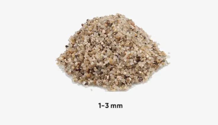 Aqualine Quartz Kum 1 - 3  mm.