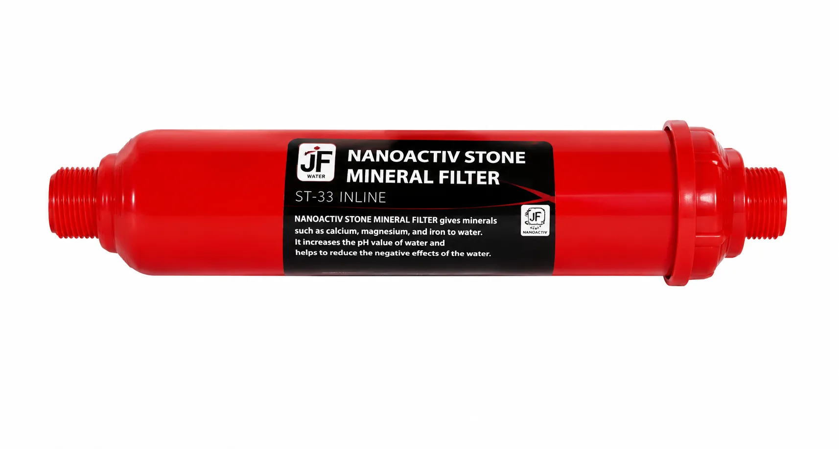 10" ST-33 Inline JF Nanoactiv Mineralli Filtre Quick ( Dirsekler Dahil ) 
