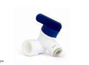 Tank Vanası L Type Tezgâh Altı By- Pass Vanası, 1/4” Quick Bağlantılı