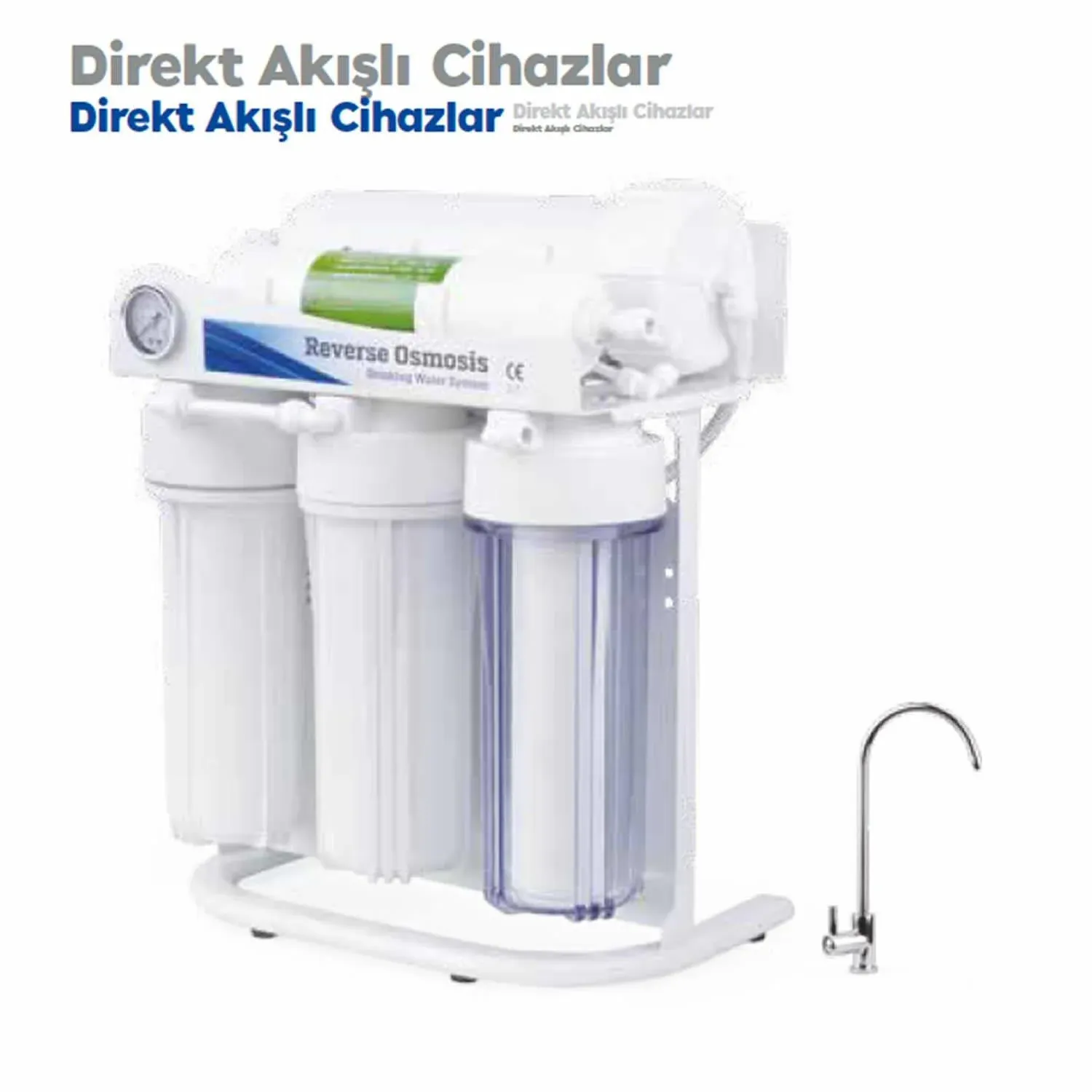 HFT HF - 12500 500 GPD Su Arıtma Cihazı Metal Şase