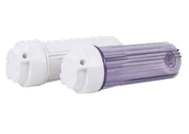 HFT Spring Tip 10" Filtre Kabı 1/4" - Şeffaf